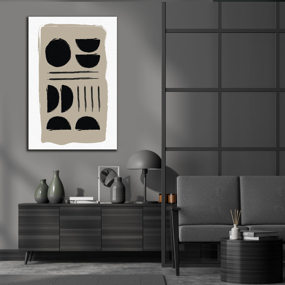 Tableau décoratif - Symphonie Géométrique