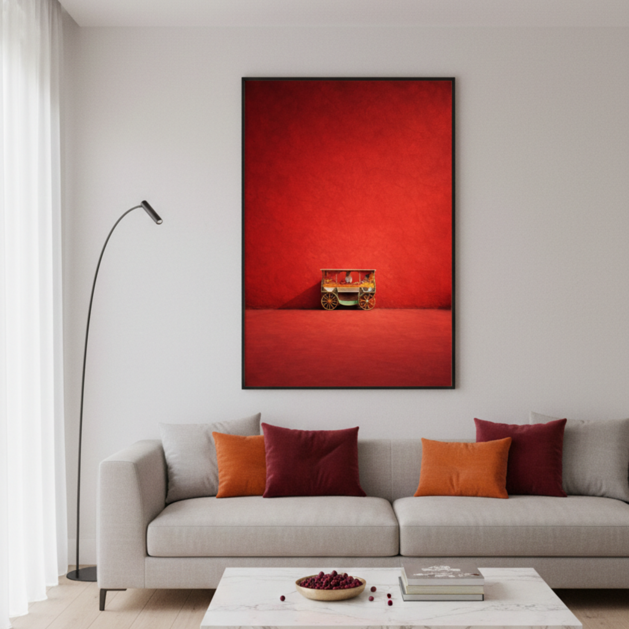 Tableau décoratif -Rouge Absolu