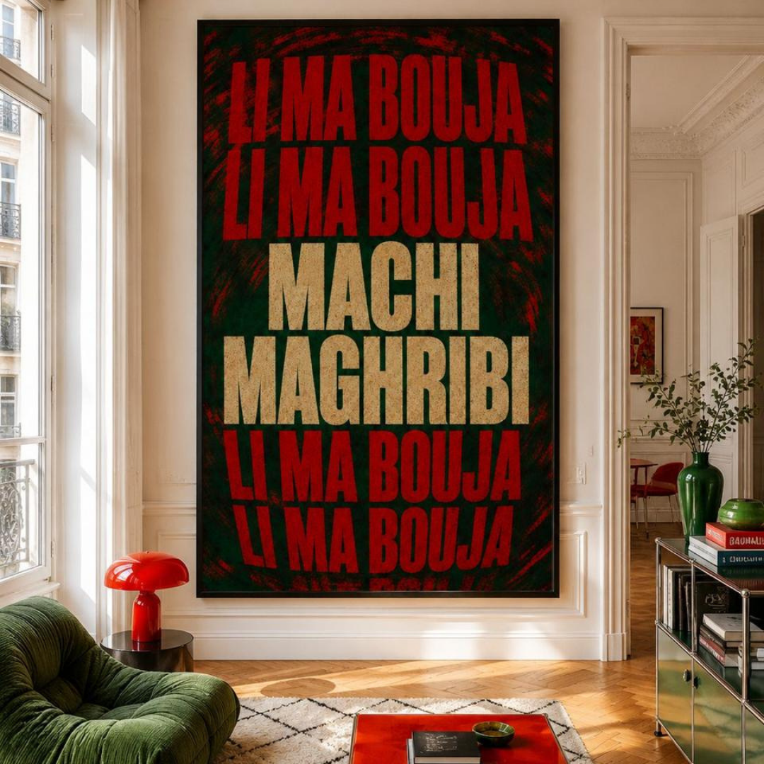 Tableau décoratif -Li Ma Bouja Machi Maghribi