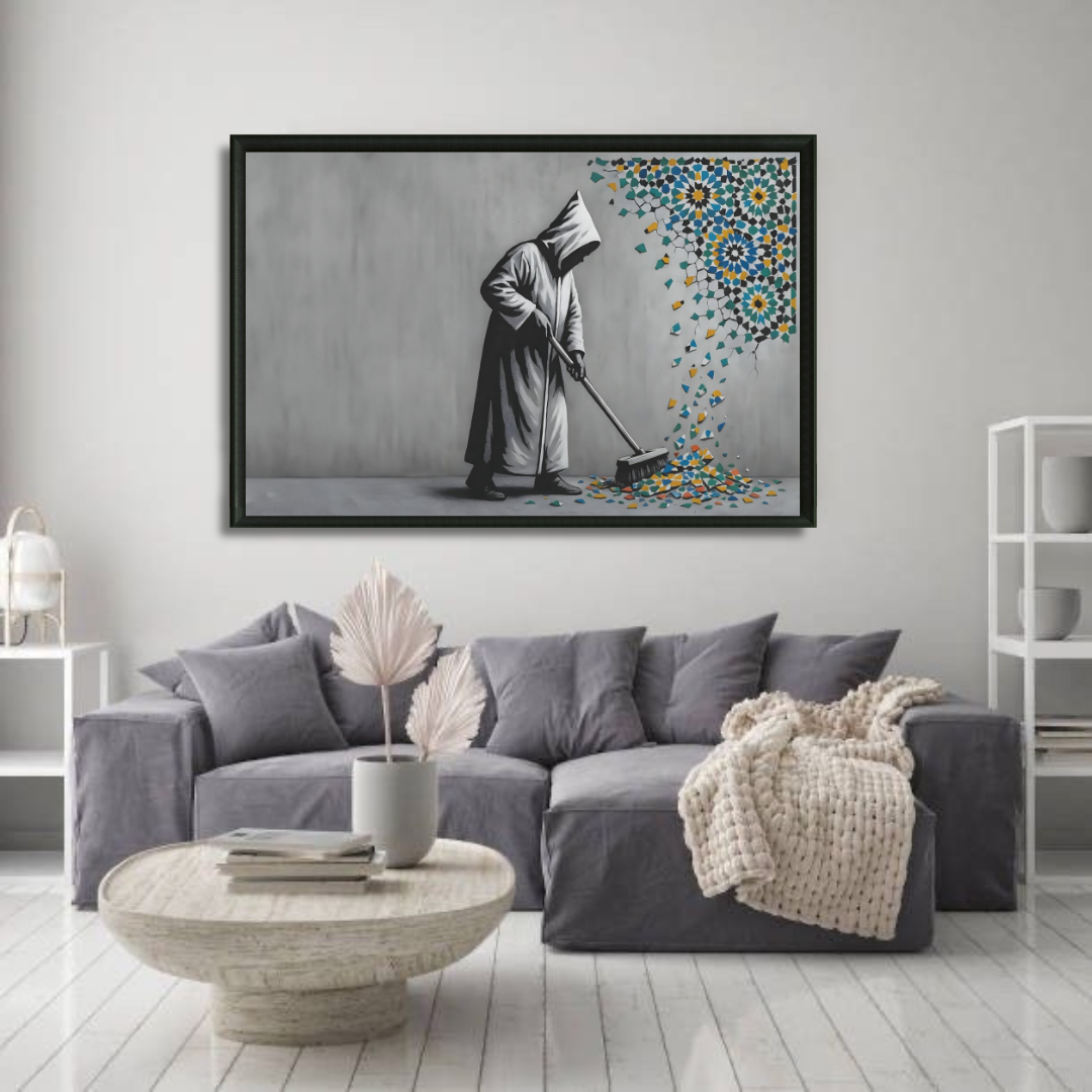 Tableau décoratif -La disparition silencieuse