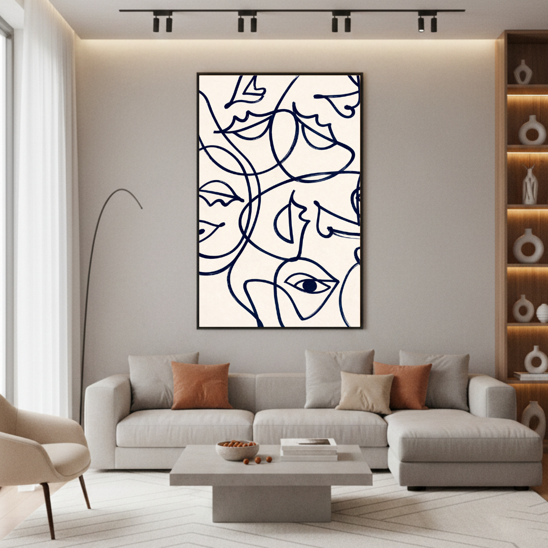 Decorative painting - Cool Blue