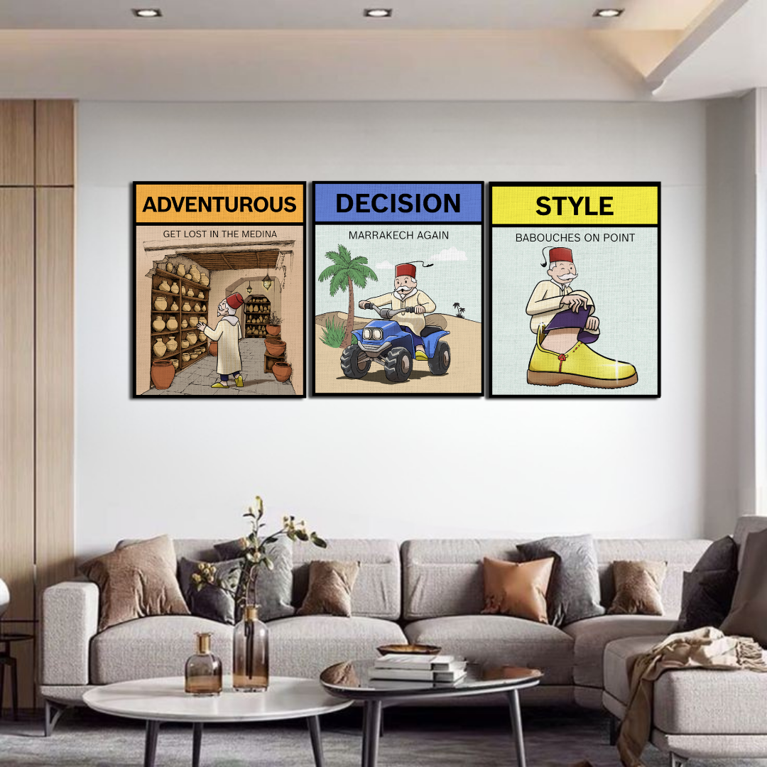 Tableaux décoratifs Pack -L’Appel de l’Aventure