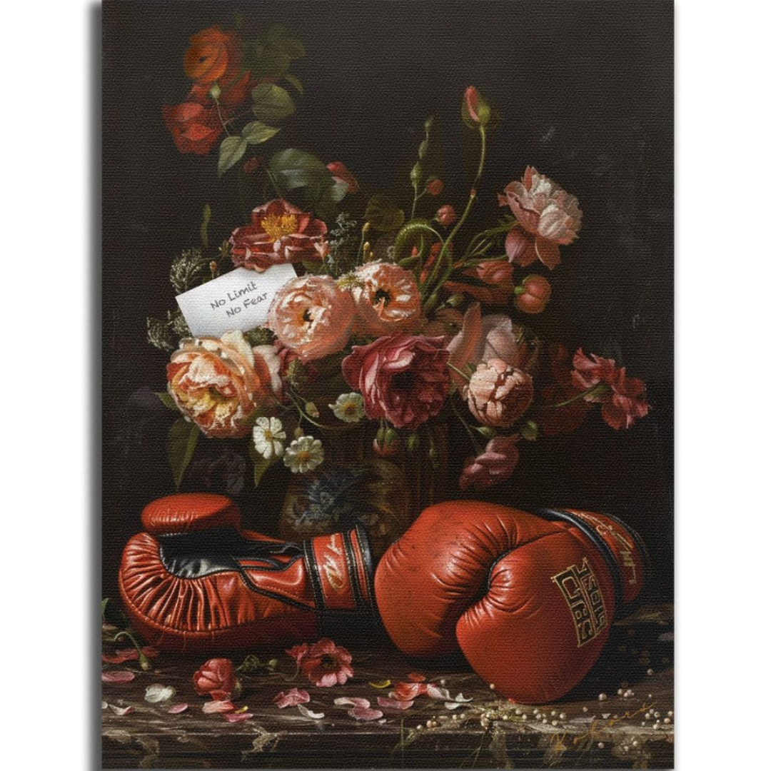 Decorative painting - The Boxer's Bouquet