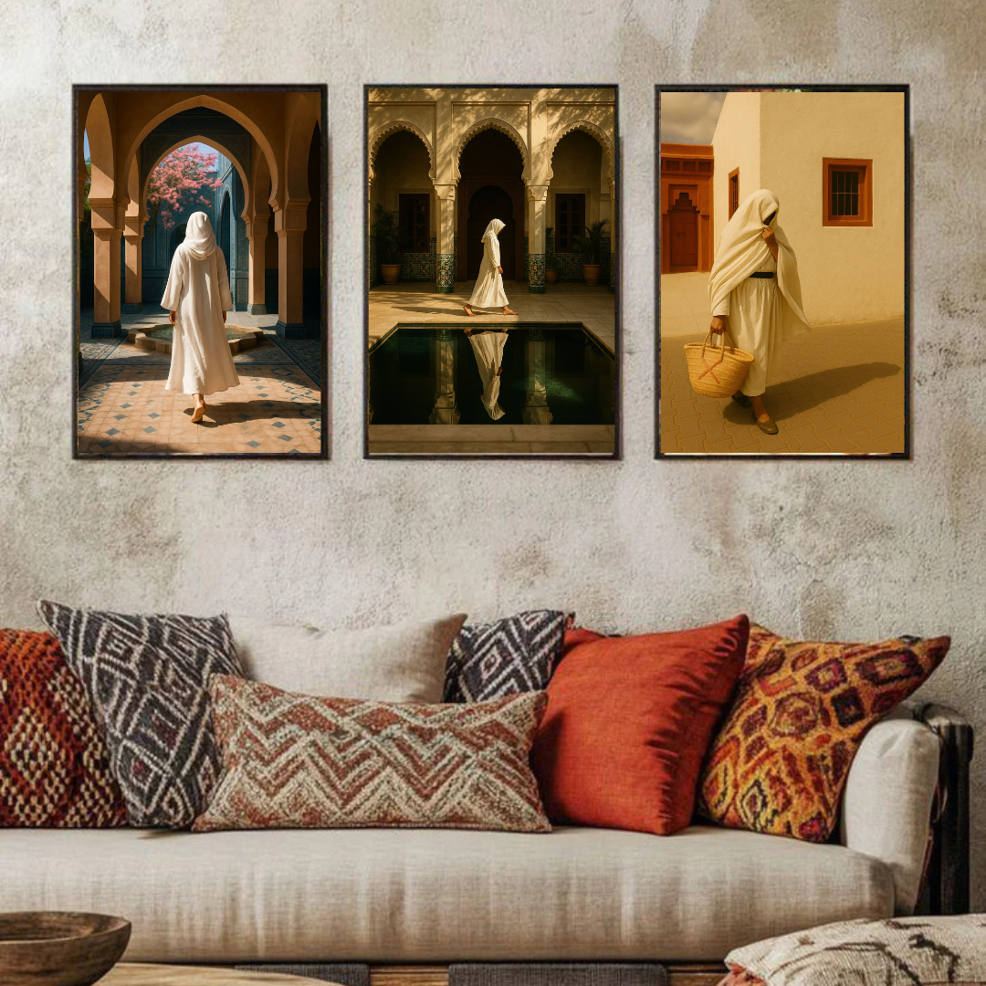 Tableaux décoratifs Pack - Silence des riads