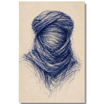 Tableau décoratif -L'Homme Voilé