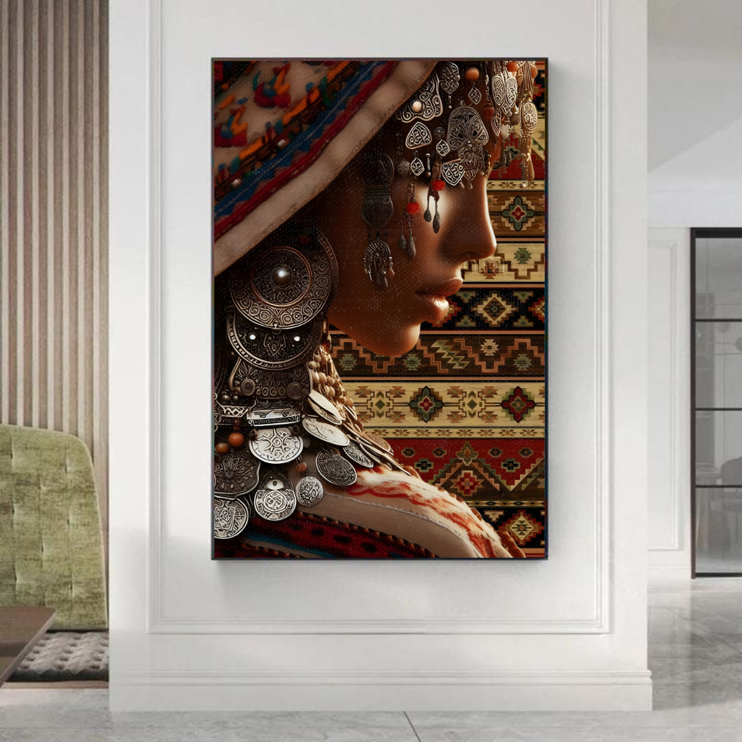 Decorative painting - Amazigh beauty