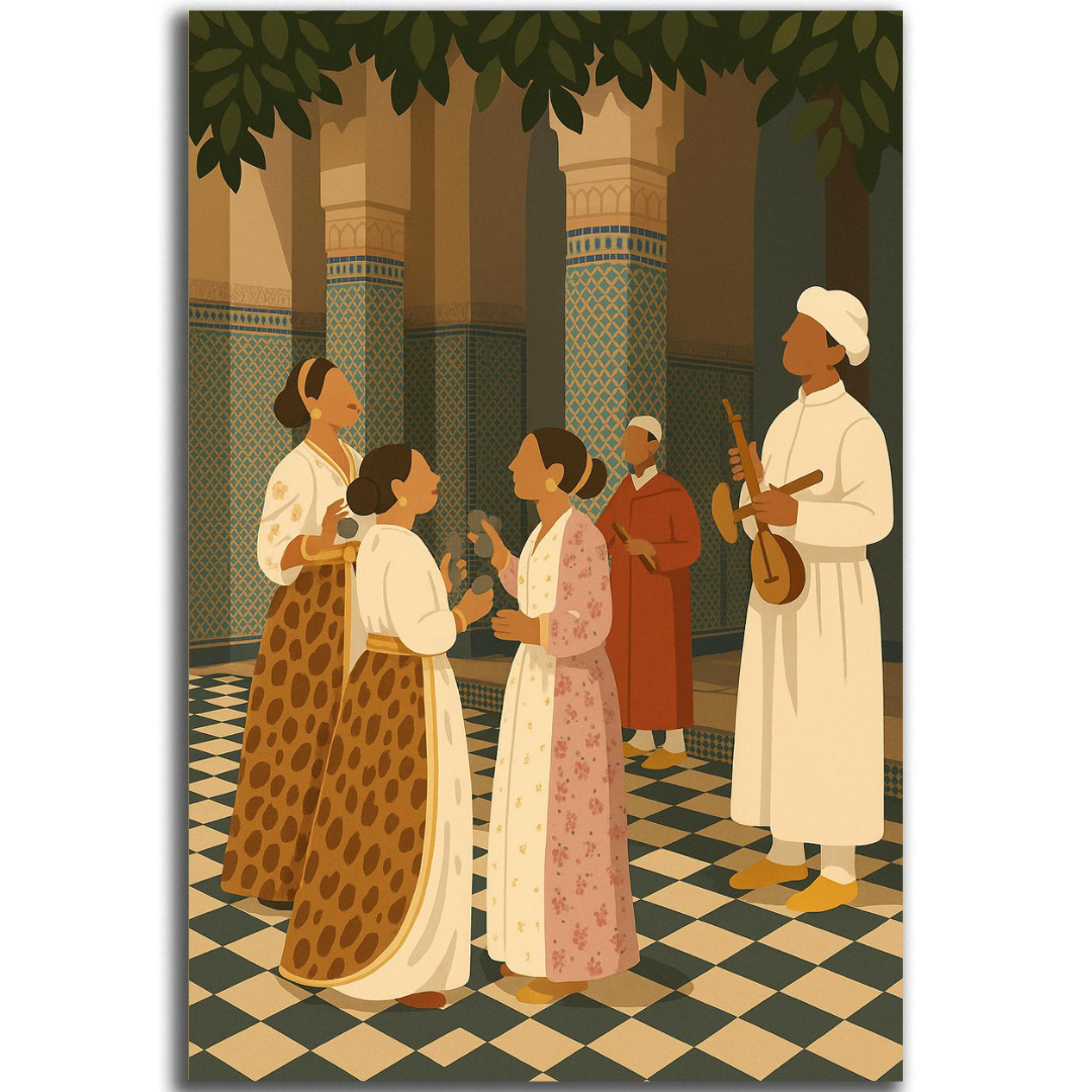 Decorative painting - The King of the Bazaar