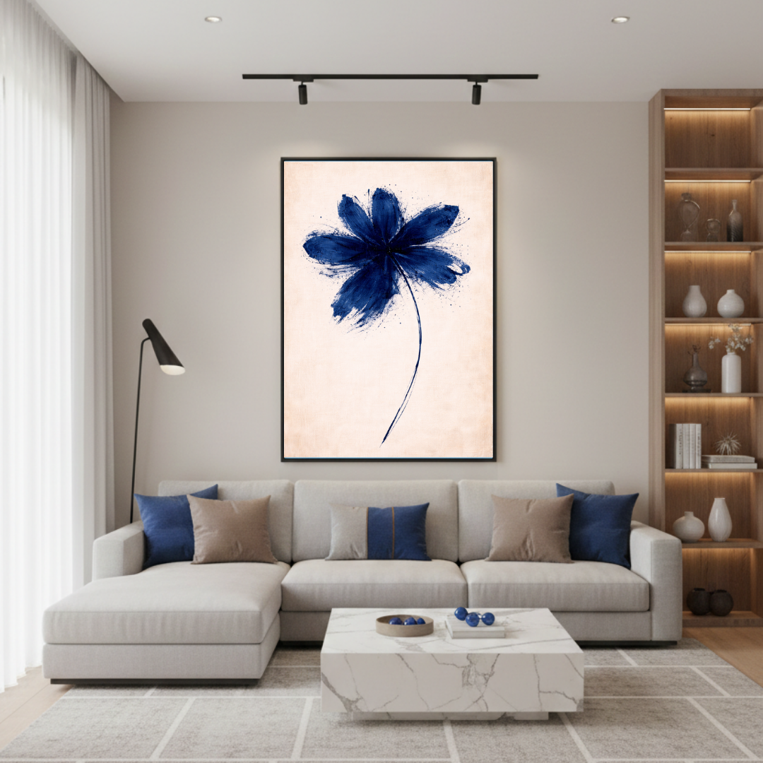 Tableau décoratif - Bleu Solaire