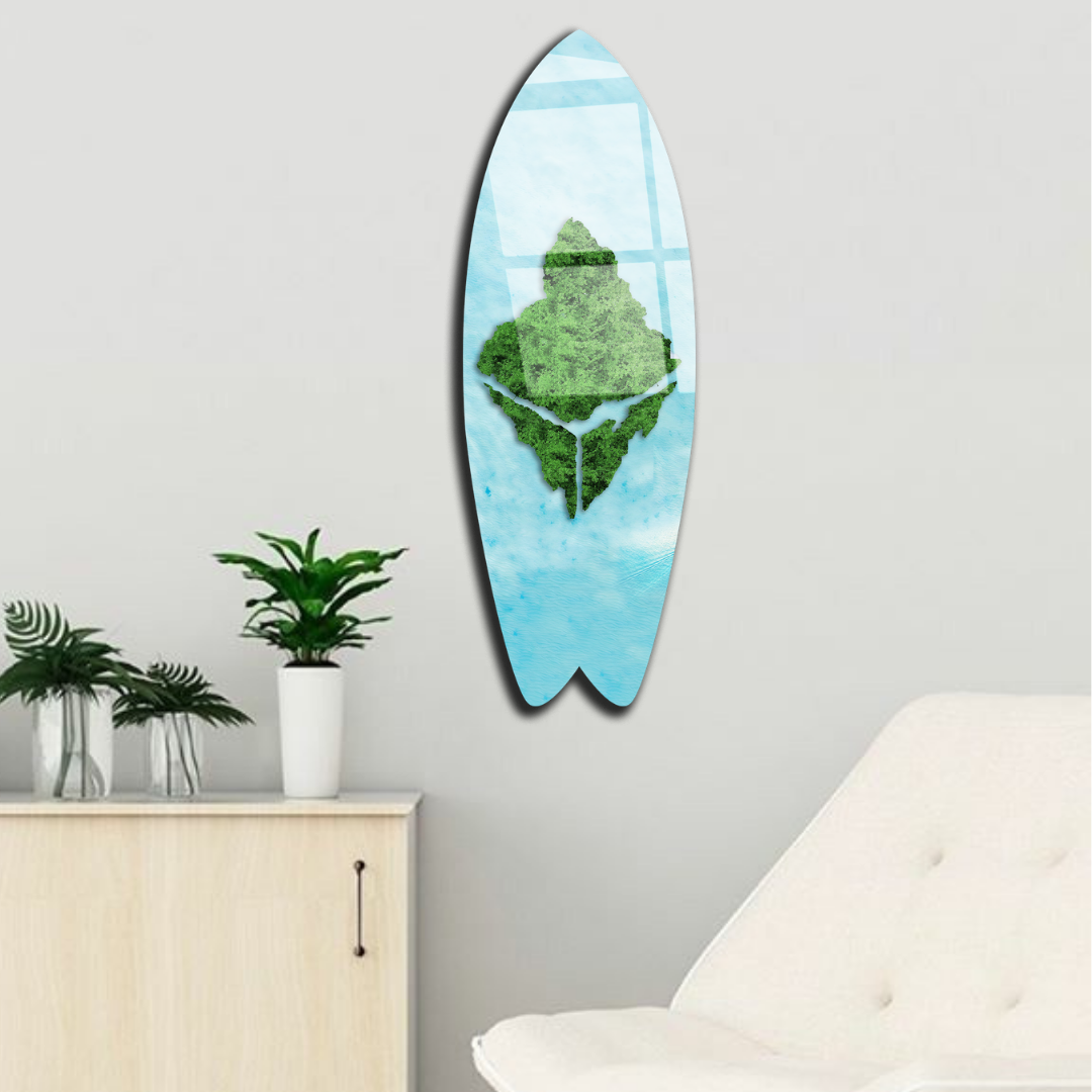 Ethereum Island - Planche Surf Plexiglass - kolors brand
