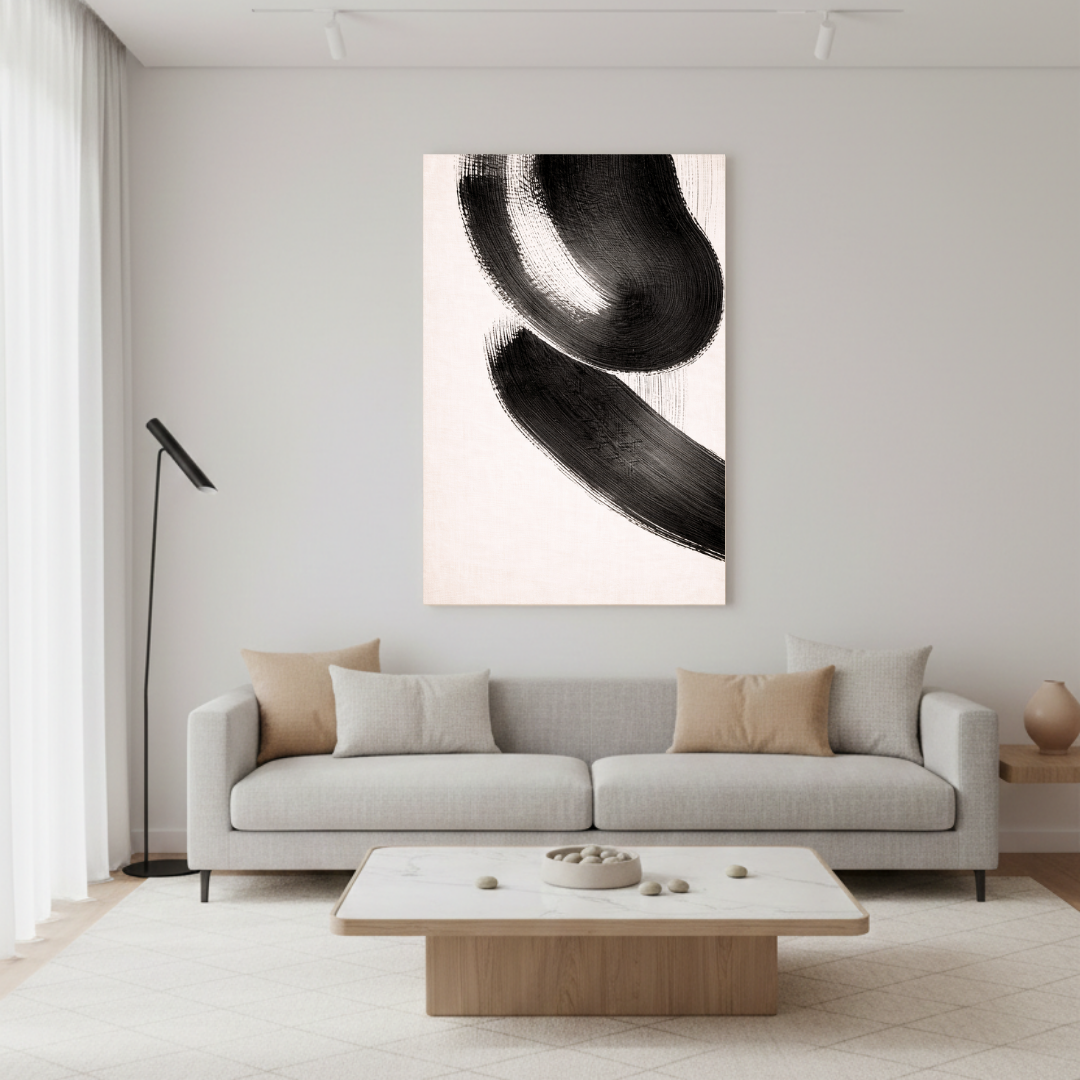 Tableau décoratif -Sillage de Graphite