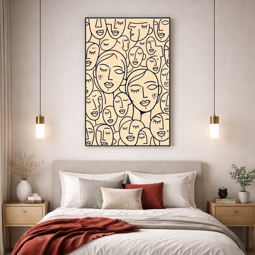 Decorative painting - Cool Blue
