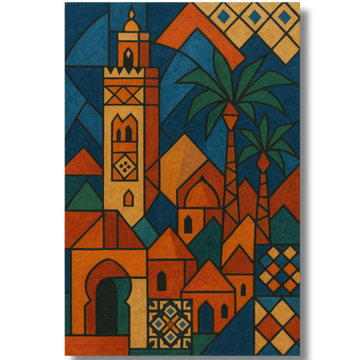 Decorative painting - The guerrab