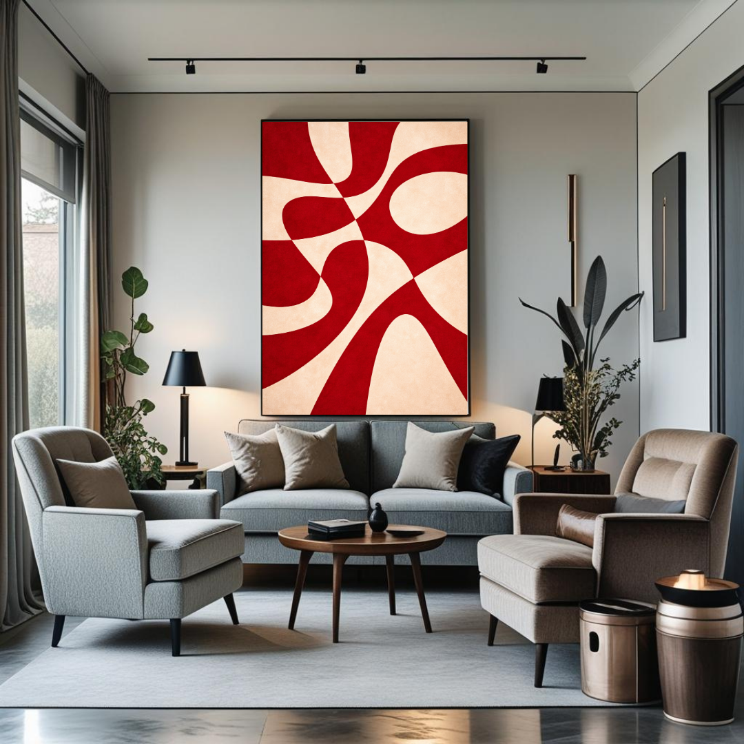 Decorative painting - Cool Blue