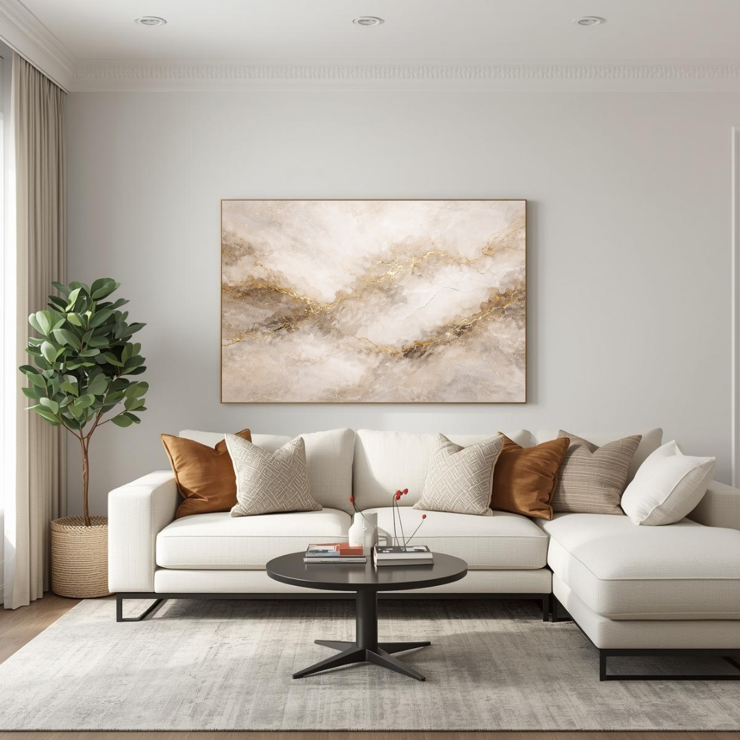 Decorative painting - Cool Blue