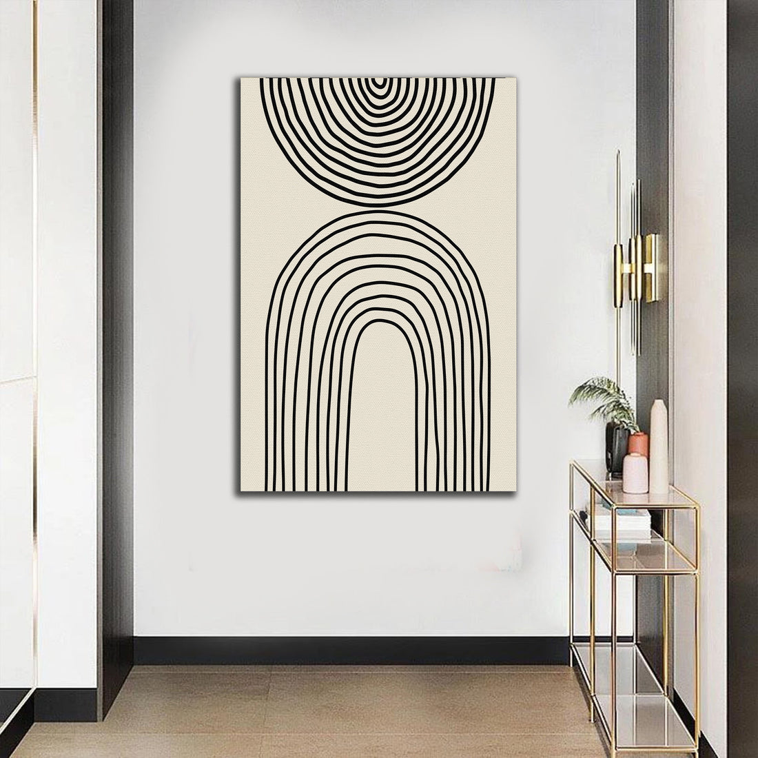 Decorative painting - Spherical symmetry