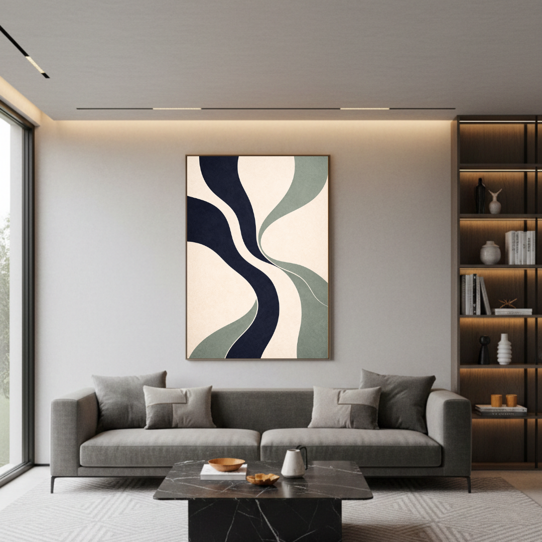 Tableau décoratif -Mouvement Cobalt