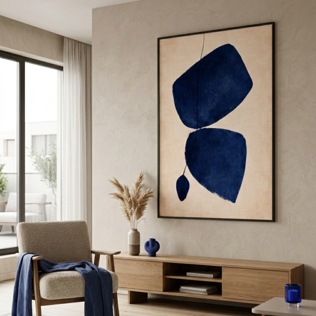 Decorative painting - Cool Blue