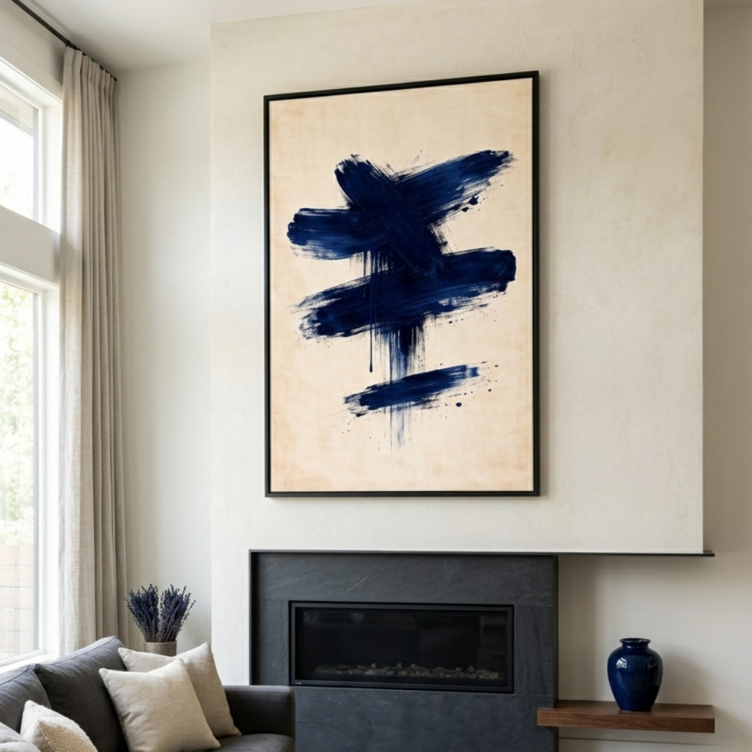 Decorative painting - Cool Blue