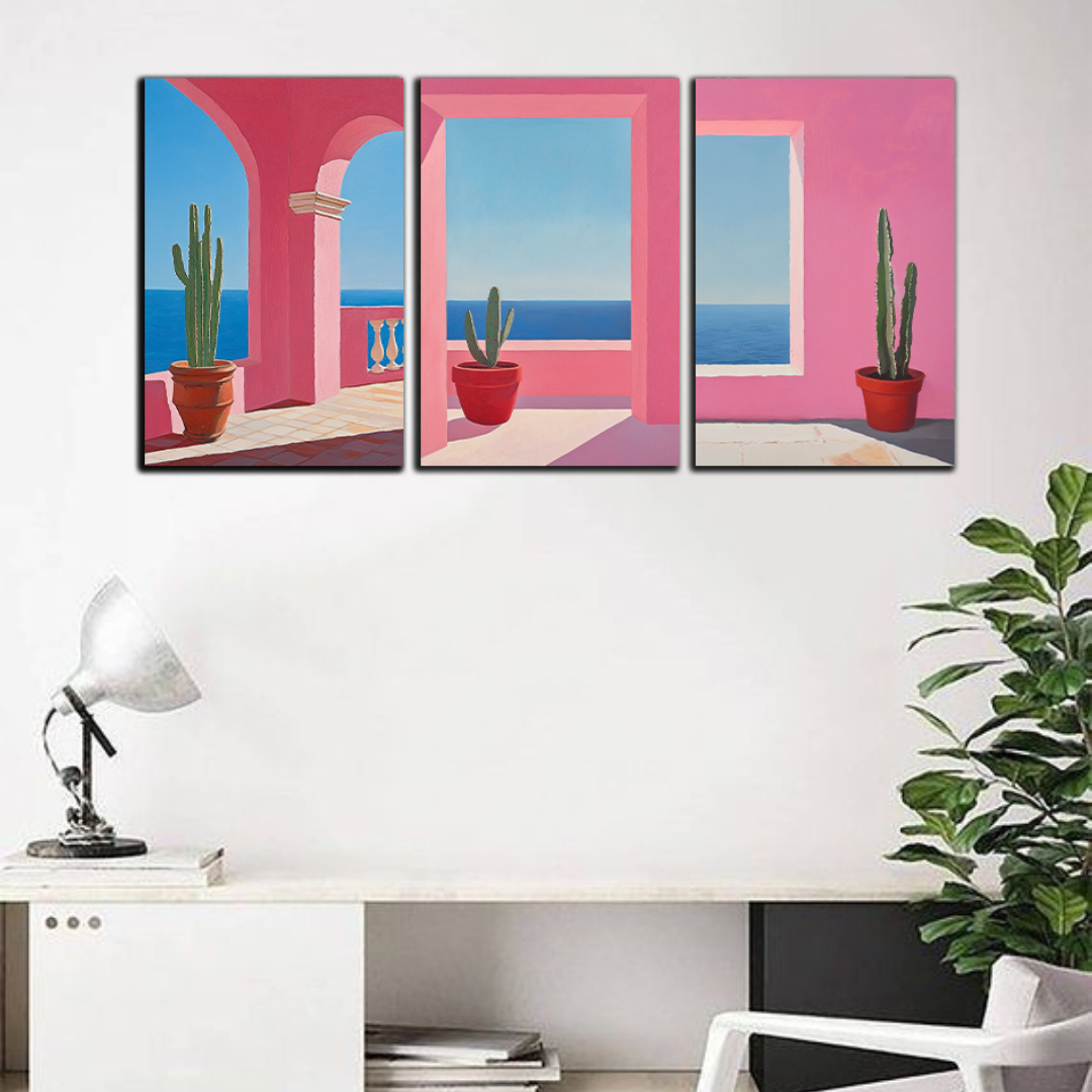 Tableaux décoratifs Pack - Pink Horizon