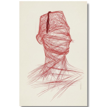 Tableau décoratif -Silhouette au Tarbouche