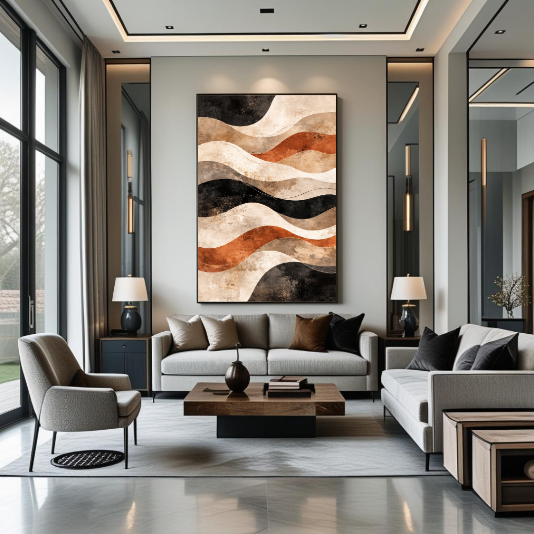 Decorative painting - Cool Blue
