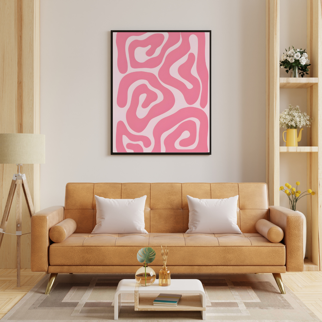 Tableau décoratif -Murmure Rose