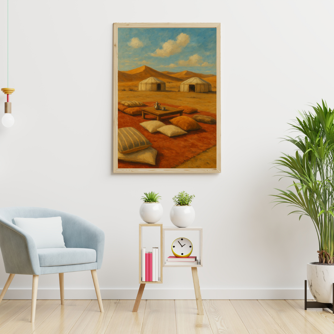 Decorative painting - The King of the Bazaar