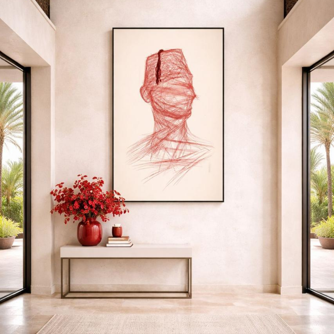 Tableau décoratif -Silhouette au Tarbouche