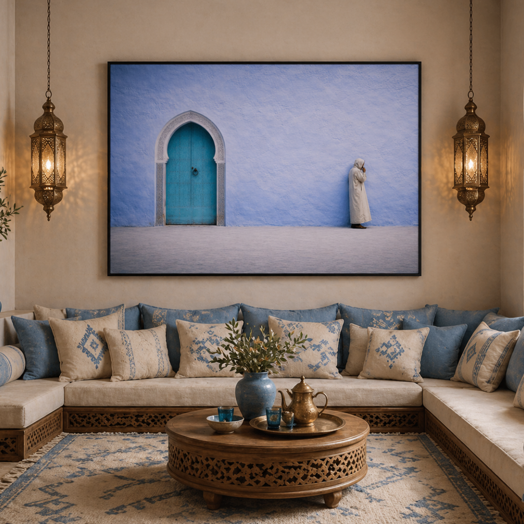 Tableau décoratif -Echo de Chefchaouen
