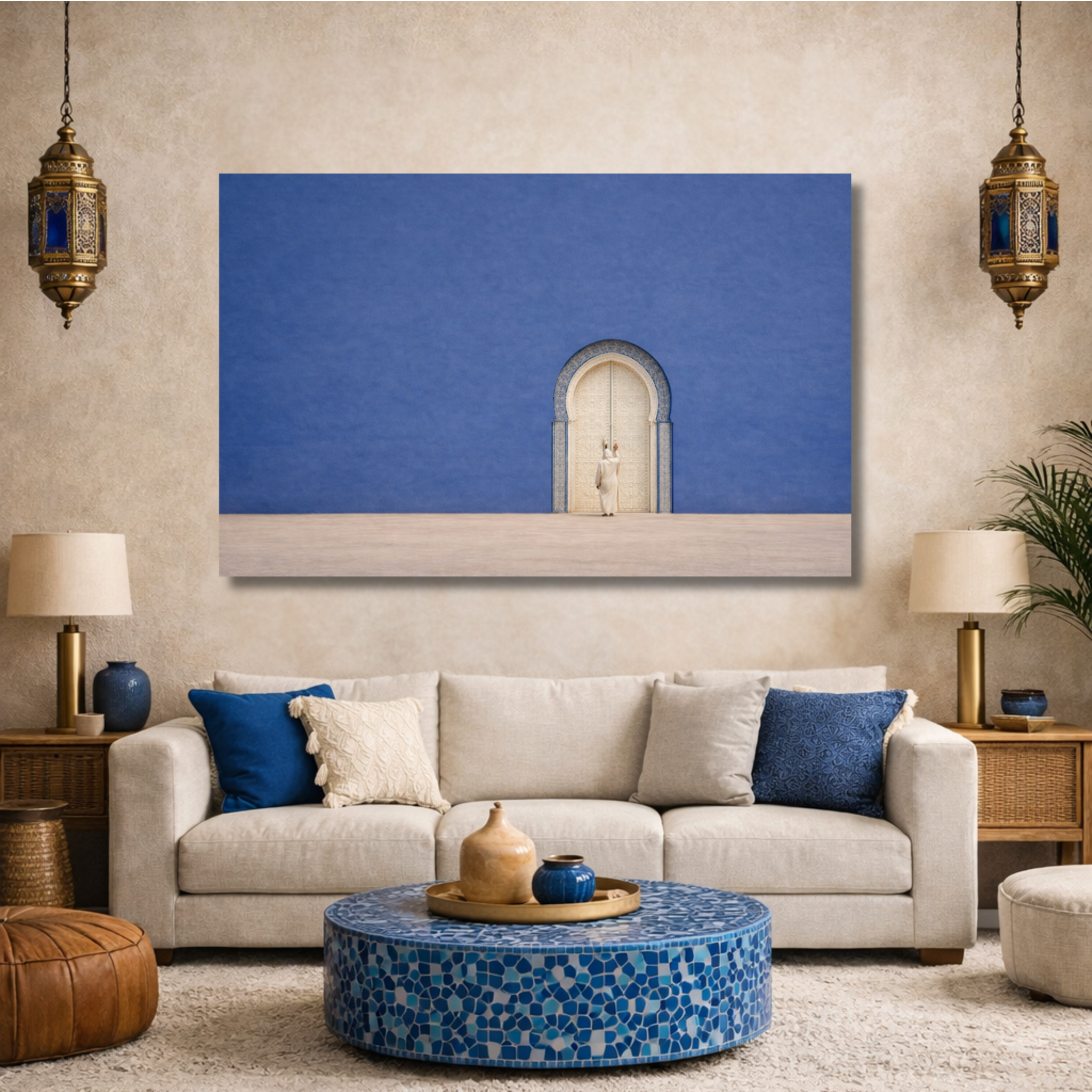 Tableau décoratif -Le Bleu de l'Âme