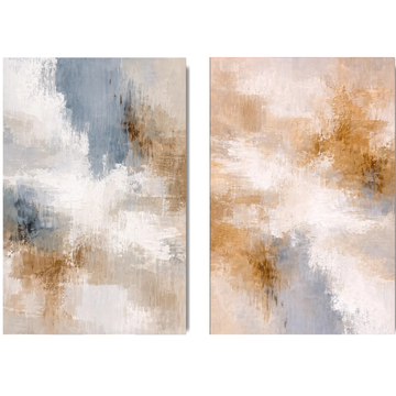Tableaux décoratifs Pack -Taupe abstrait
