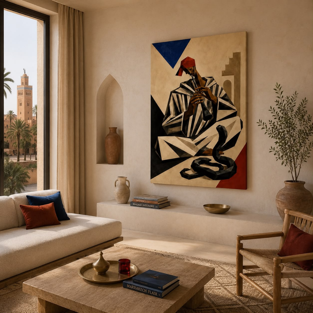 Decorative painting - The King of the Bazaar