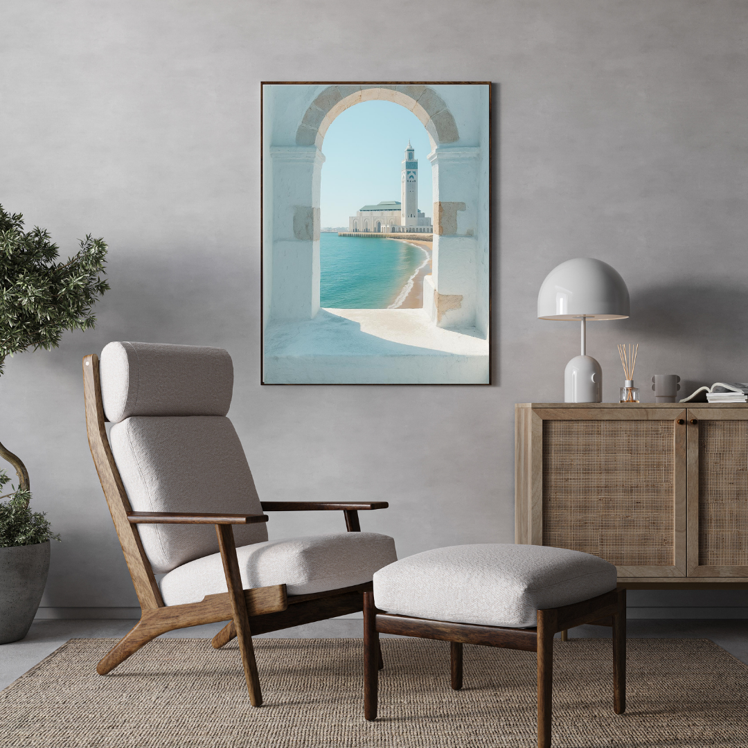 Tableau décoratif - Vue sur mosquee Casablanca