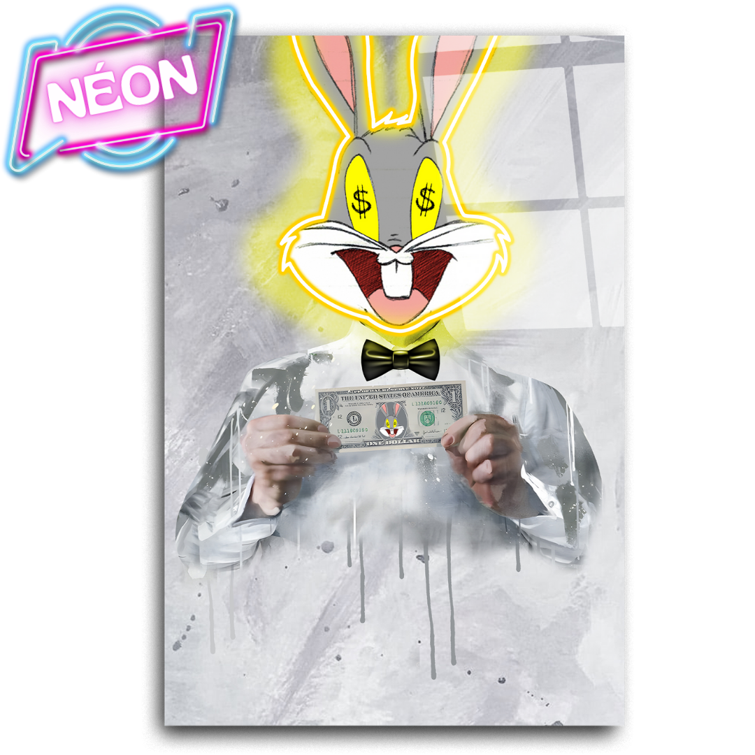 Bad Bunny Pop Art - Néon