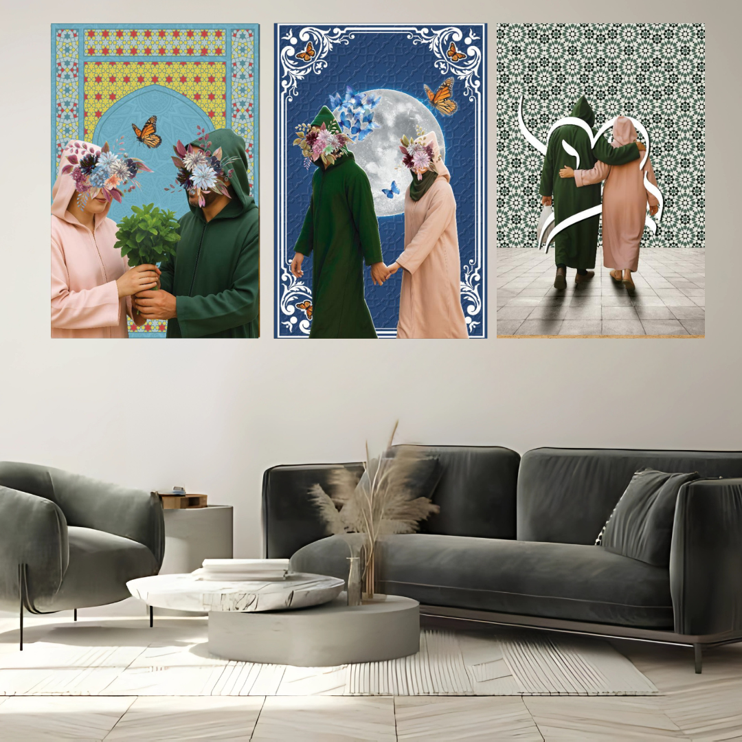 Tableaux décoratifs Pack - Scènes de Vie Marocaine
