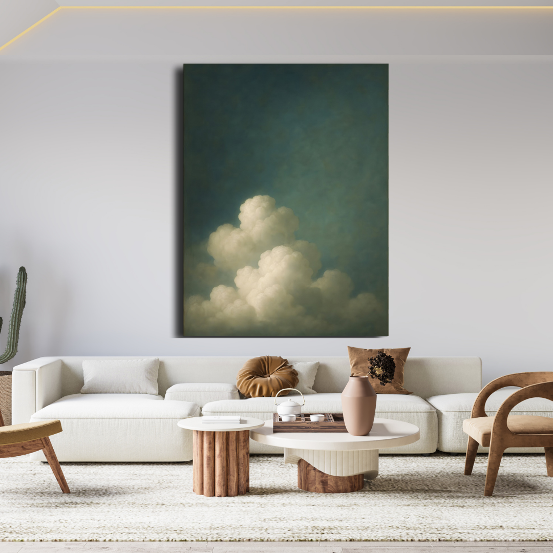 Tableau décoratif -Écume du Bleu