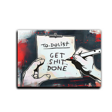 Tableau décoratif - Get Shit Done Citation