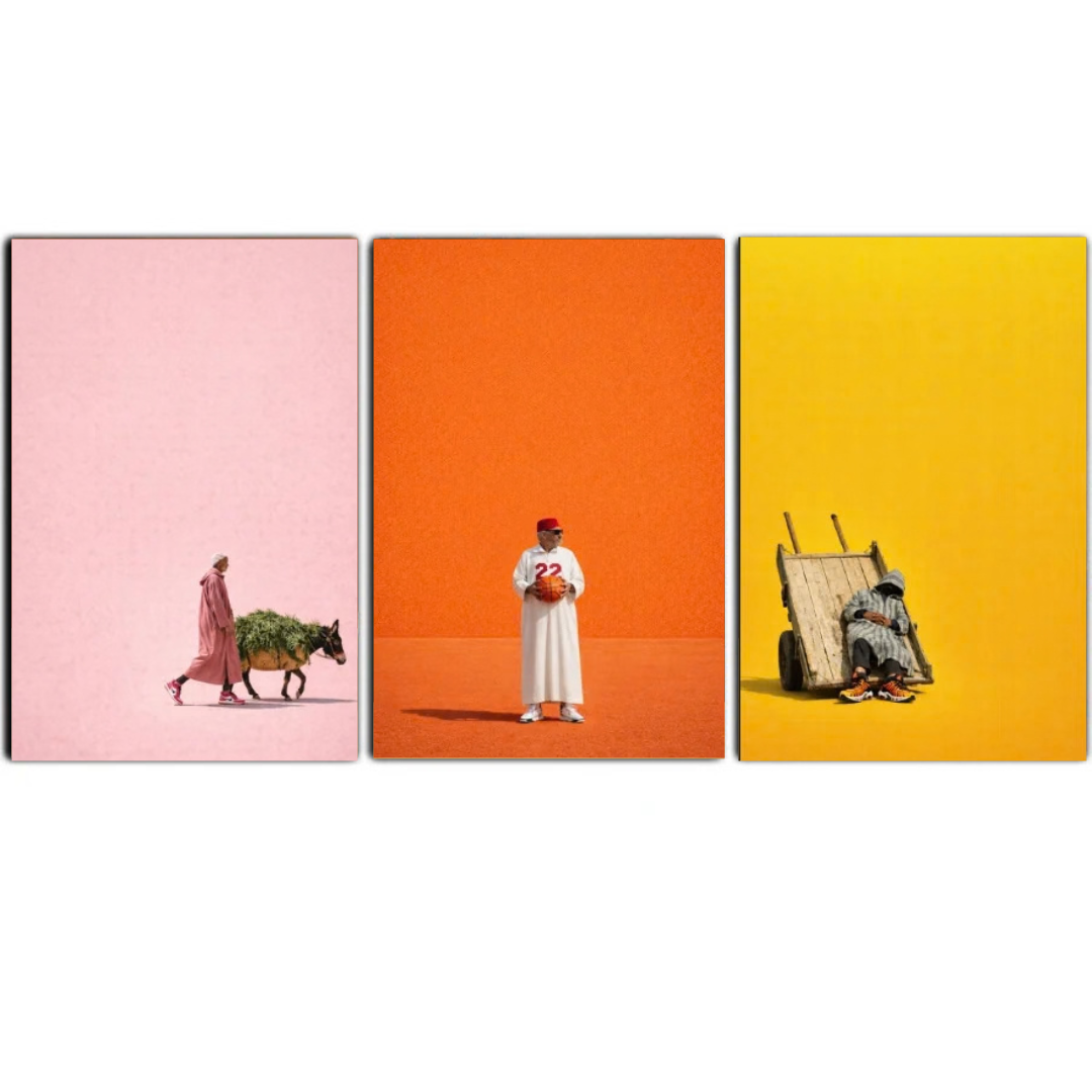 Tableaux décoratifs Pack - Pop Marocain Trio