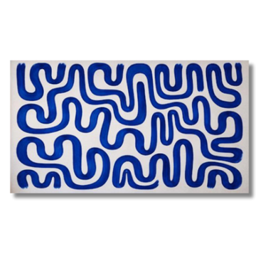 Decorative painting - Cool Blue