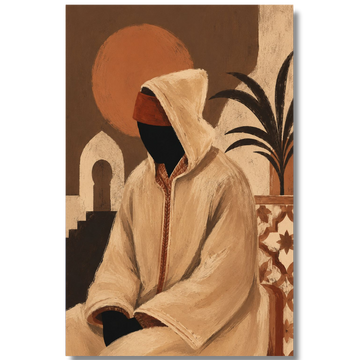 Tableau décoratif -Méditation à l'Oasis