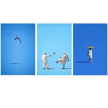 Tableaux décoratifs Pack - Le Maroc en Bleu