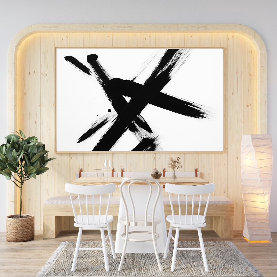 Tableau décoratif - Calligraphie du vide