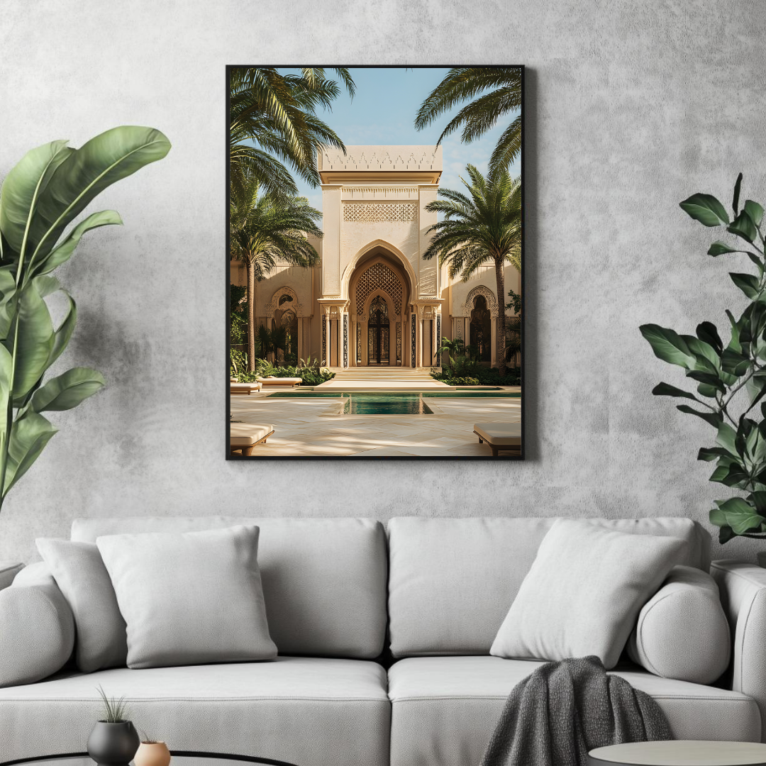 Tableau décoratif -Oasis riad