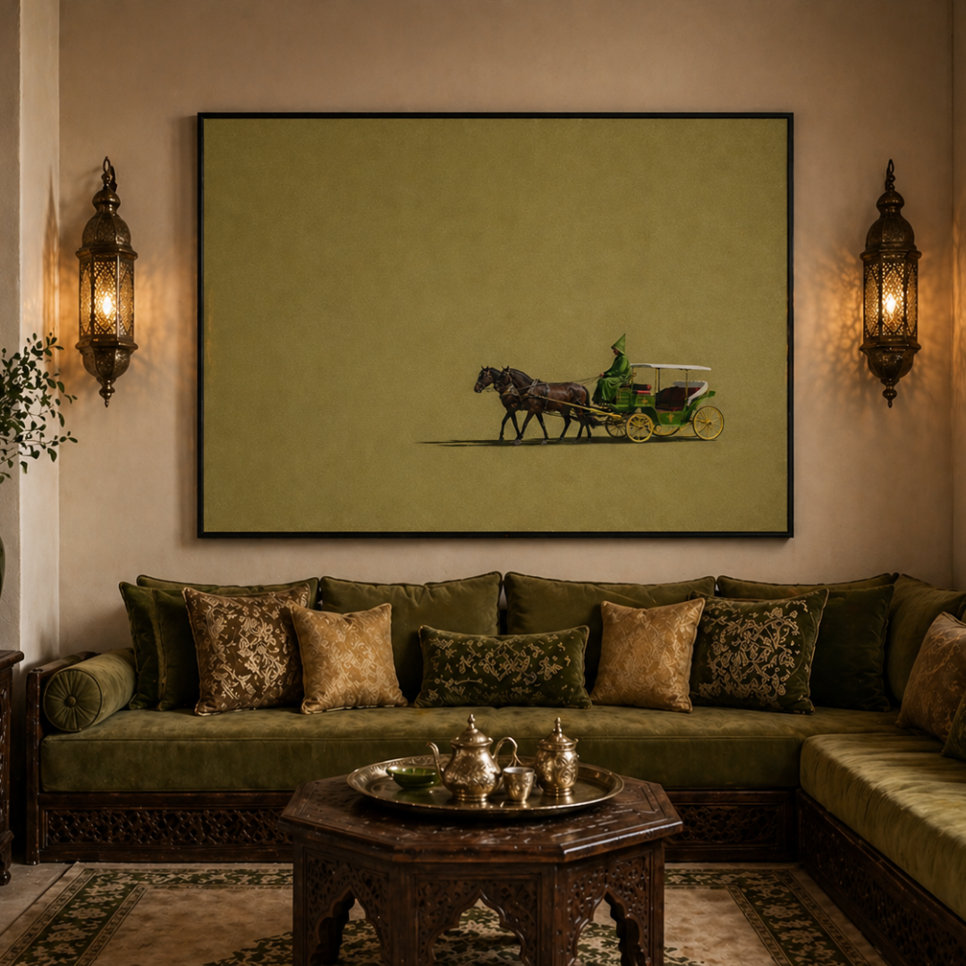 Tableau décoratif -Voyage en Vert