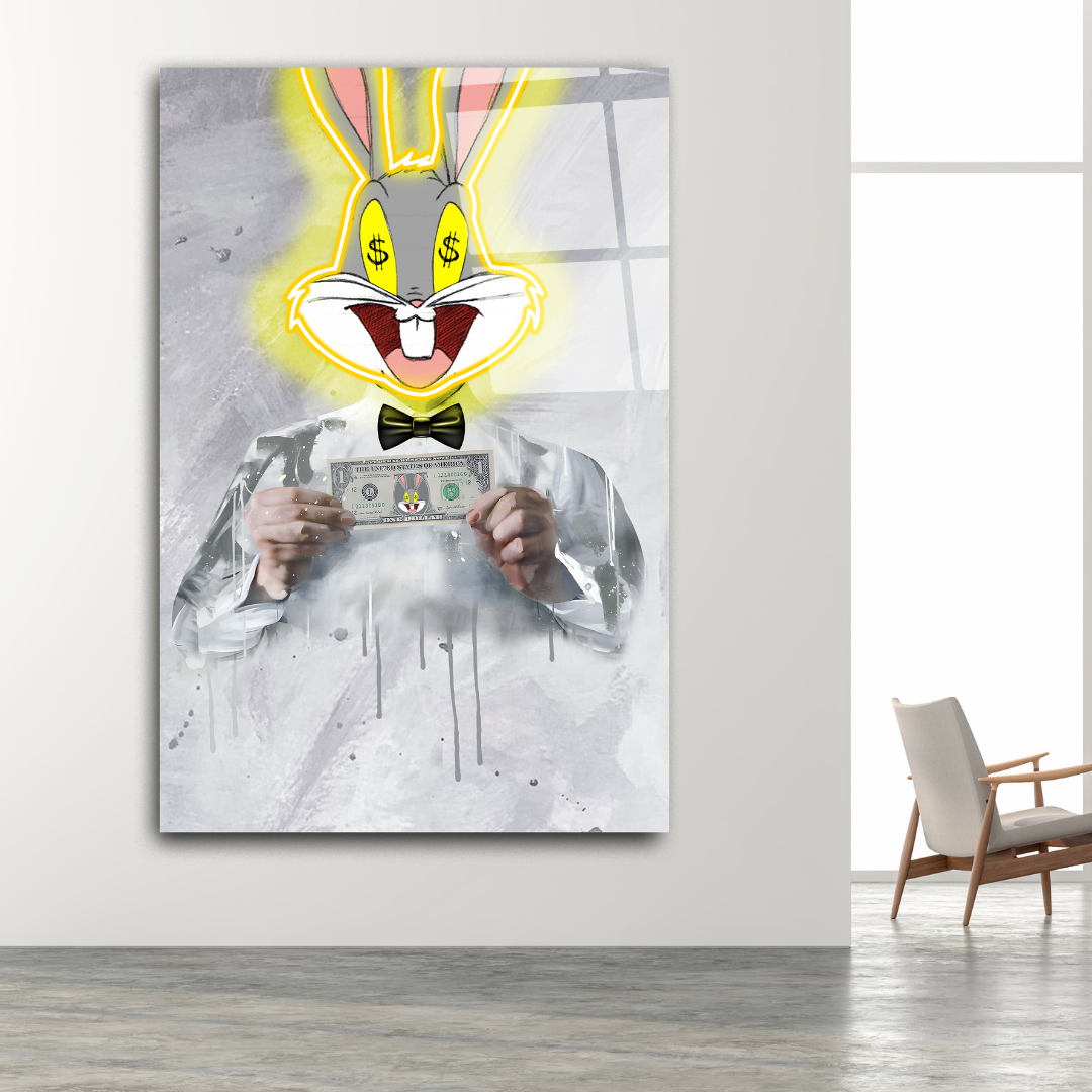 Bad Bunny Pop Art - Néon