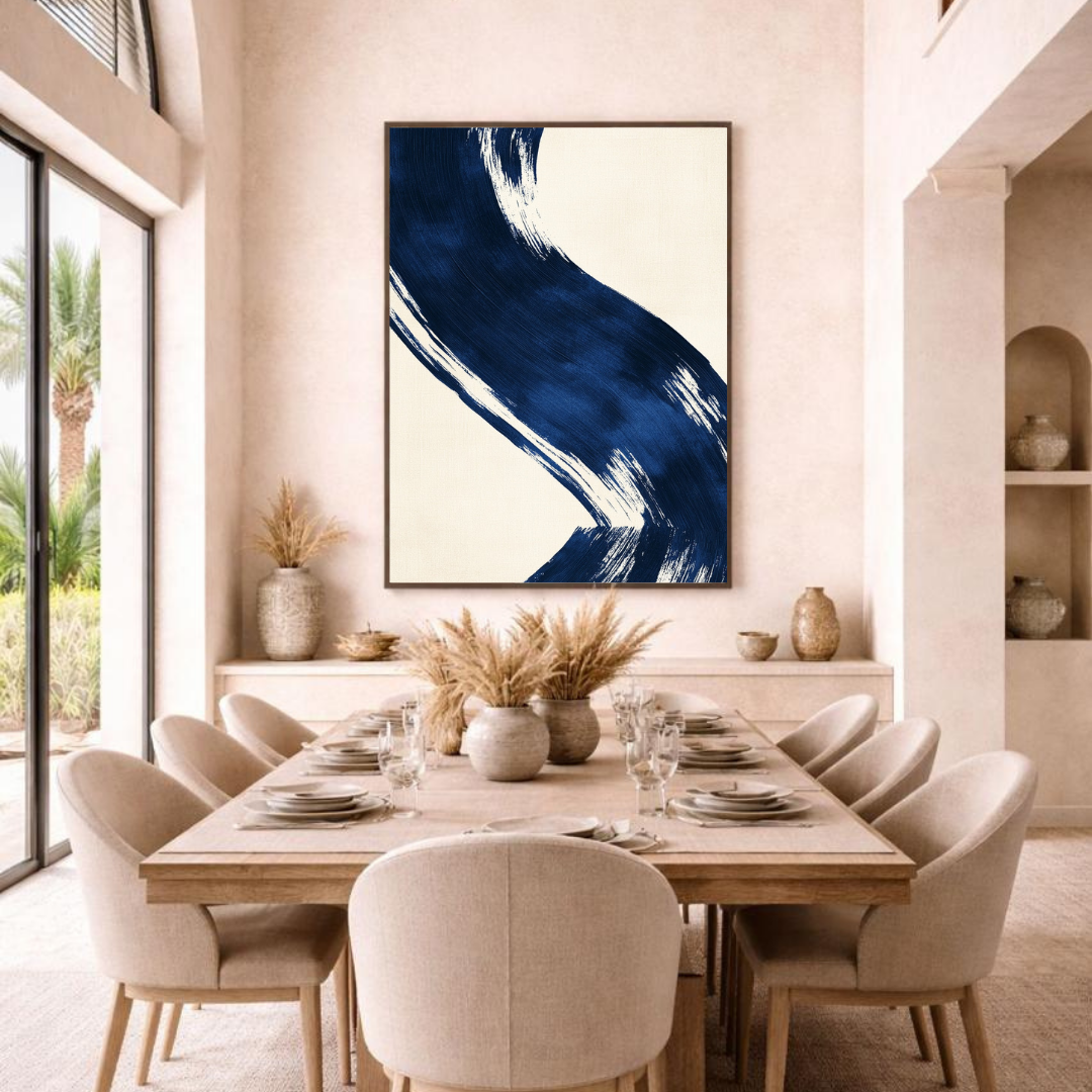 Decorative painting - Cool Blue