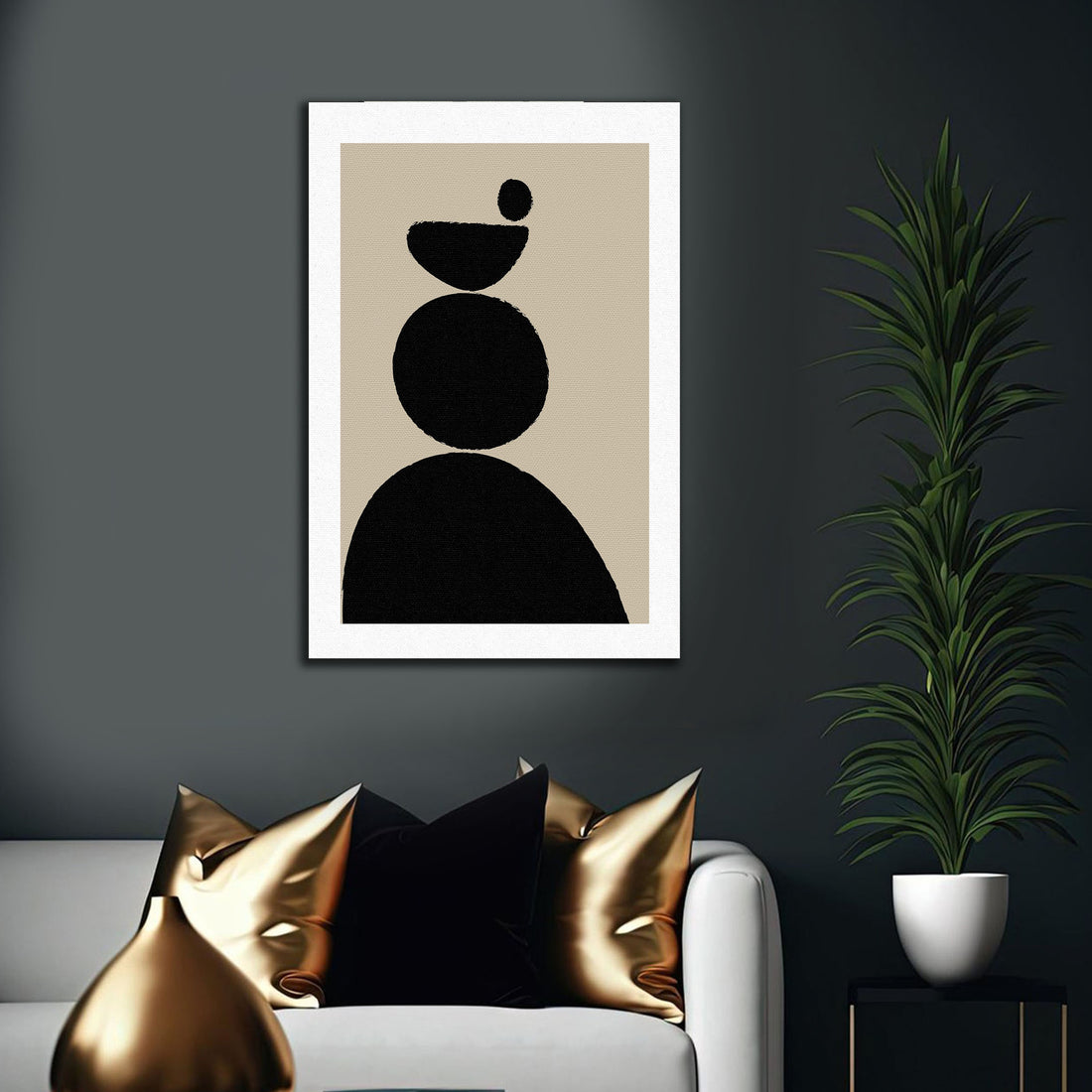 Decorative painting - Spherical symmetry