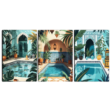 Tableaux décoratifs Pack - Reflets d'Azzur