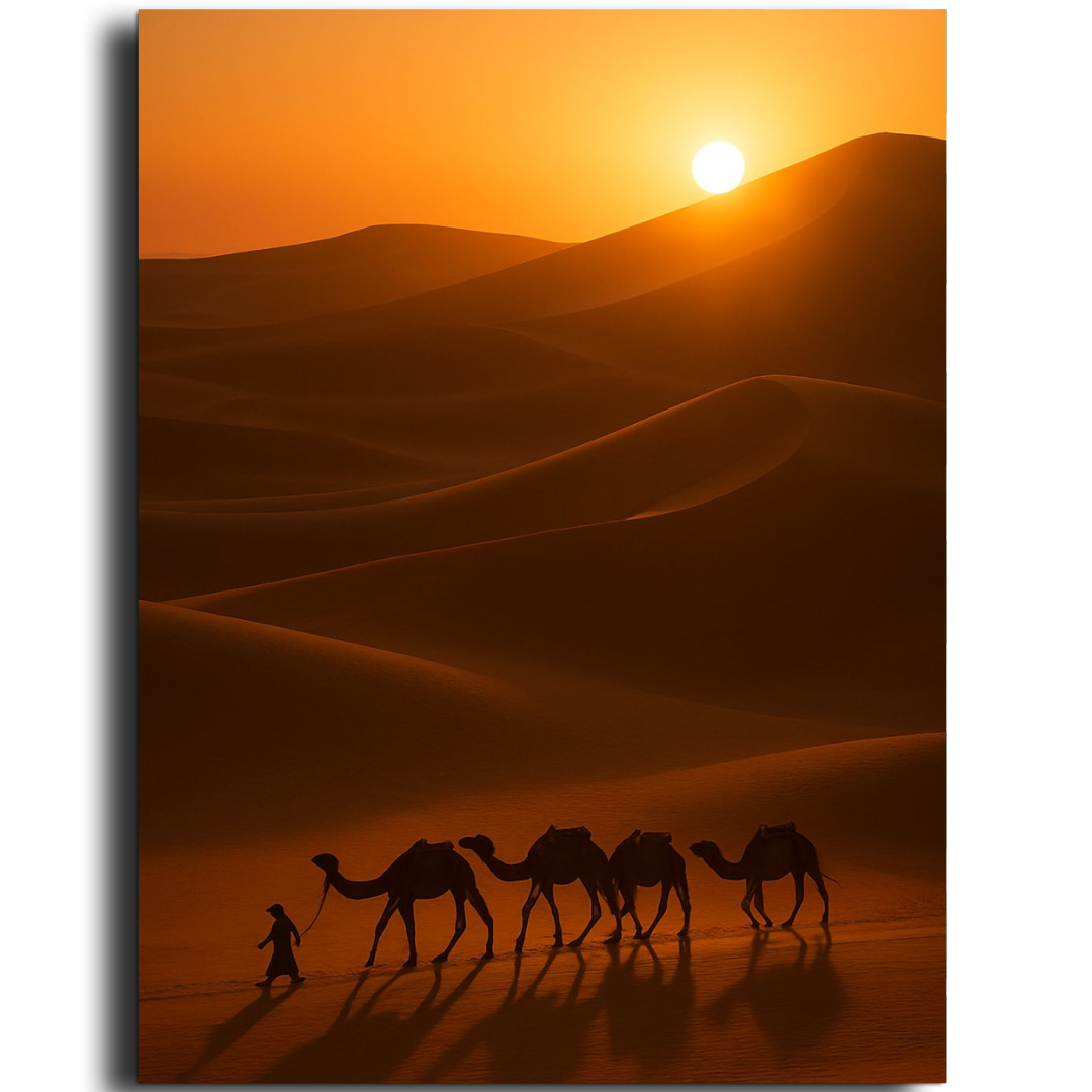 Tableau décoratif -Les gardiens du désert