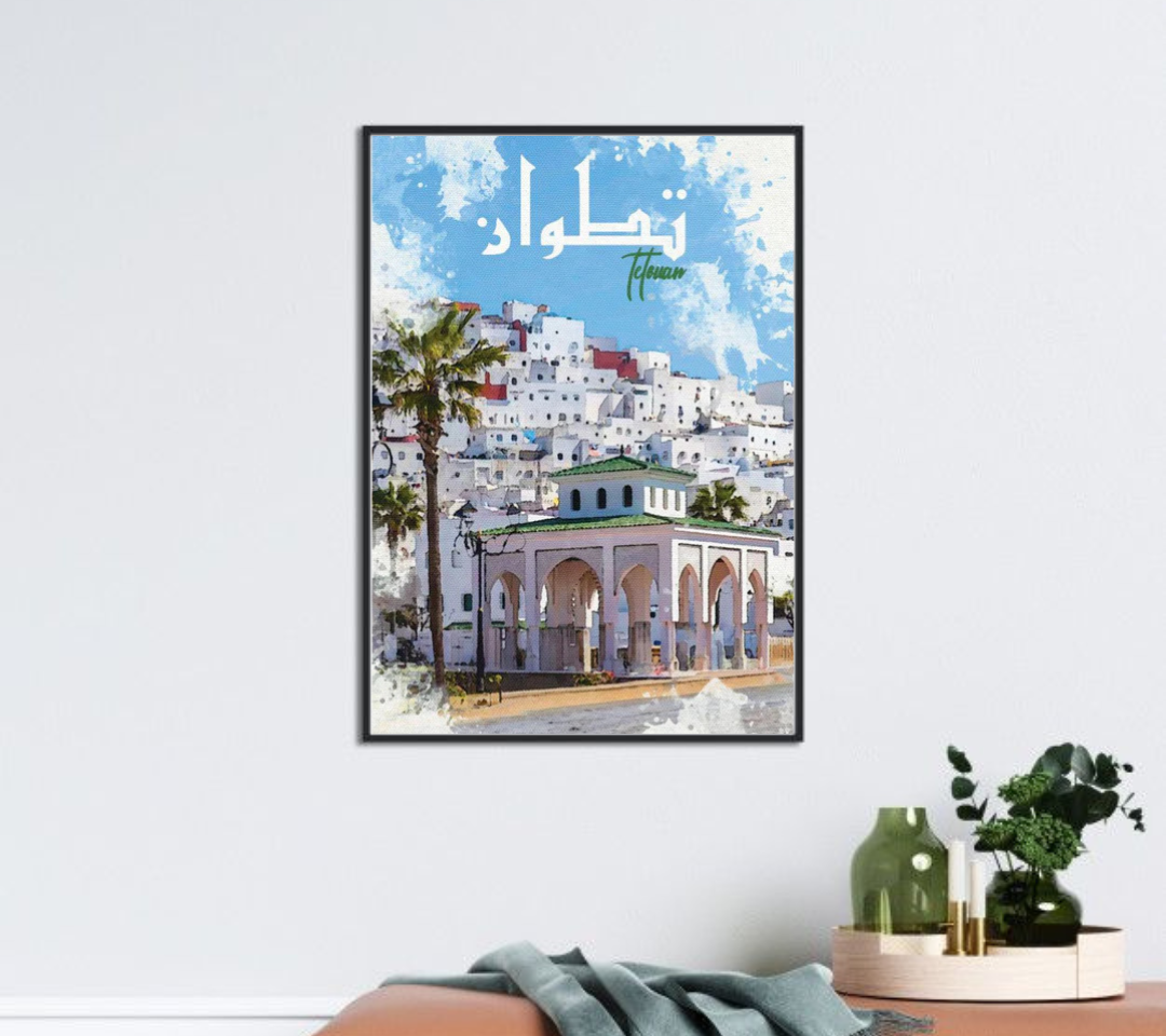Tableau décoratif - Ville de Tétouan - kolors brand